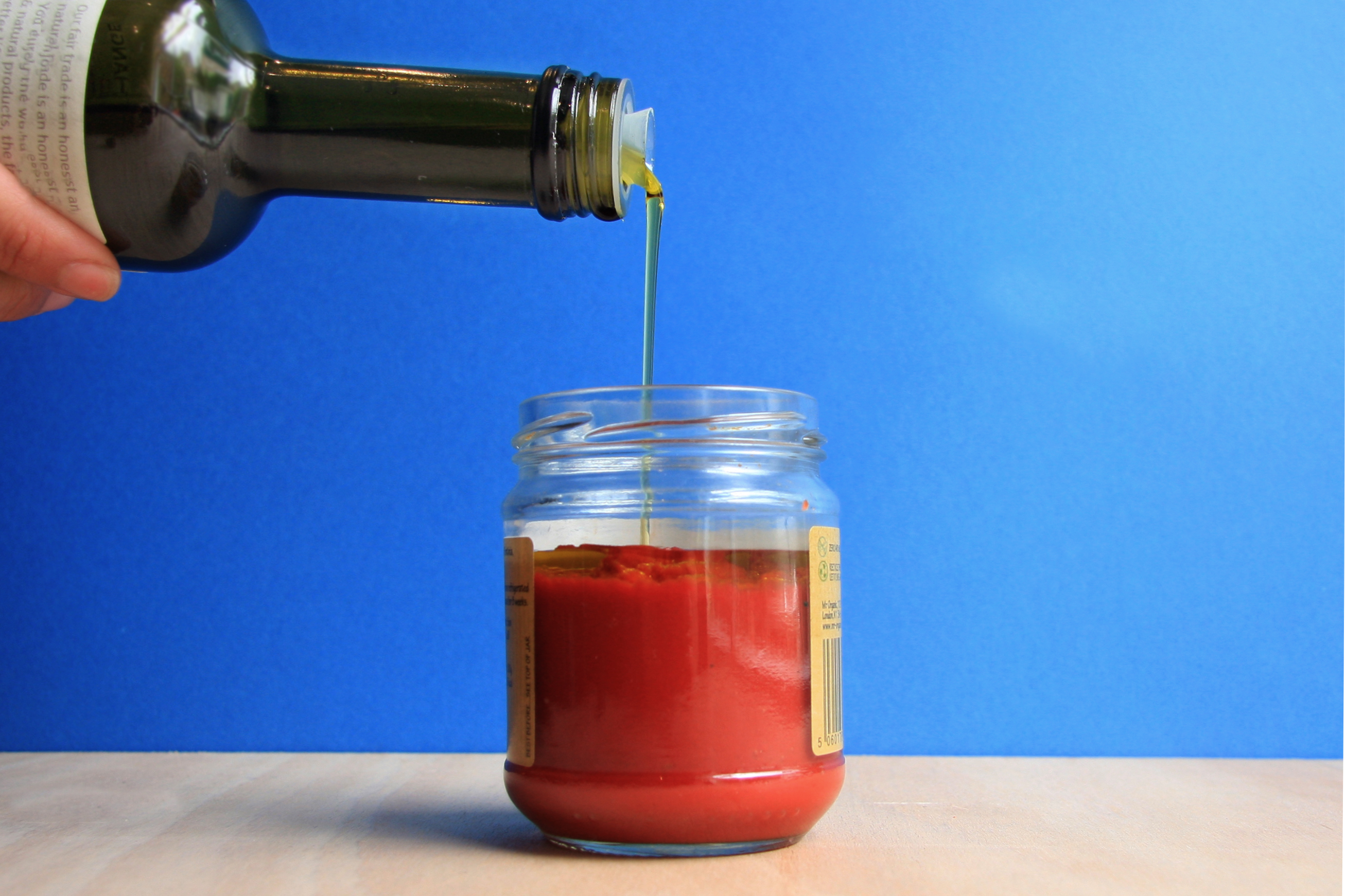 Ladyland hacks olive oil tomato paste
