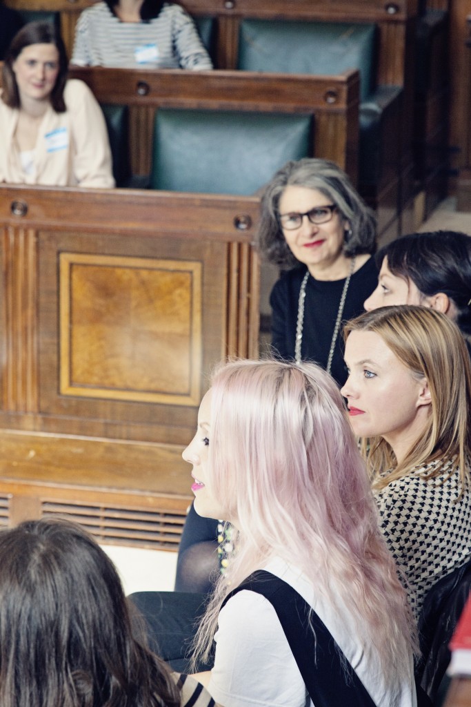 Mothers Meeting Business Club, featuring Yvonne Fuchs (Branding Workshop), Juliet Sear, Pearl Lowe, Anna and Lydia (TIBA+MARL) and Jenny Scott.