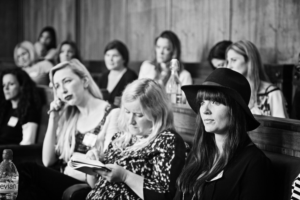 Mothers Meeting Business Club, featuring Yvonne Fuchs (Branding Workshop), Juliet Sear, Pearl Lowe, Anna and Lydia (TIBA+MARL) and Jenny Scott.
