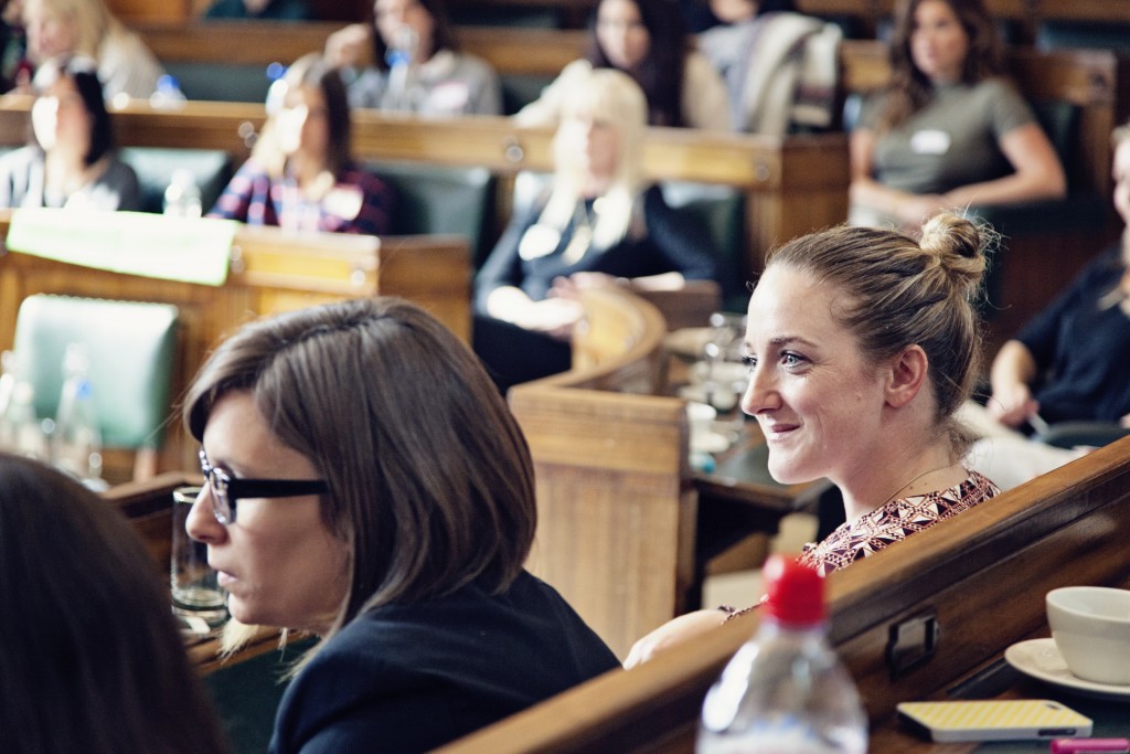 Mothers Meeting Business Club, featuring Yvonne Fuchs (Branding Workshop), Juliet Sear, Pearl Lowe, Anna and Lydia (TIBA+MARL) and Jenny Scott.