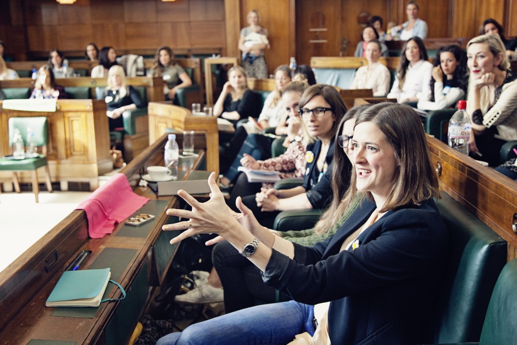 Mothers Meeting Business Club, featuring Yvonne Fuchs (Branding Workshop), Juliet Sear, Pearl Lowe, Anna and Lydia (TIBA+MARL) and Jenny Scott.