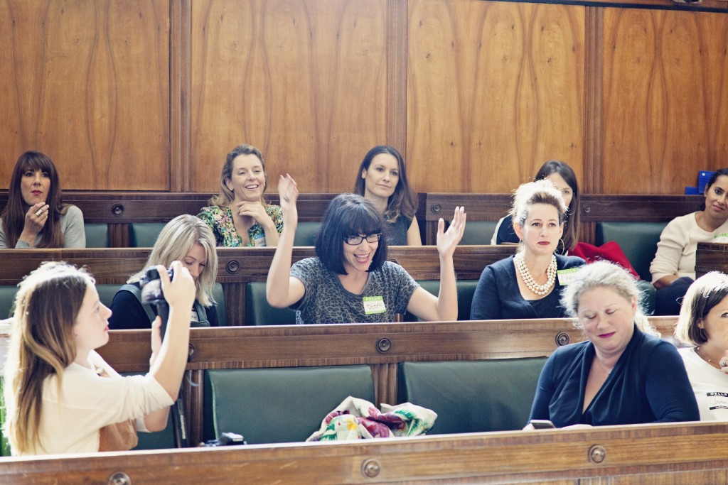 Mothers Meeting Business Club, featuring Yvonne Fuchs (Branding Workshop), Juliet Sear, Pearl Lowe, Anna and Lydia (TIBA+MARL) and Jenny Scott.