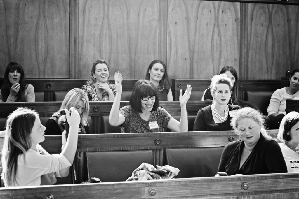 Mothers Meeting Business Club, featuring Yvonne Fuchs (Branding Workshop), Juliet Sear, Pearl Lowe, Anna and Lydia (TIBA+MARL) and Jenny Scott.