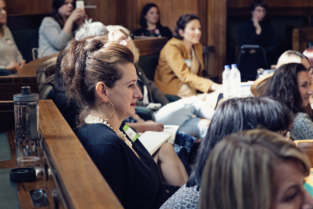 Mothers Meeting Business Club, featuring Yvonne Fuchs (Branding Workshop), Juliet Sear, Pearl Lowe, Anna and Lydia (TIBA+MARL) and Jenny Scott.