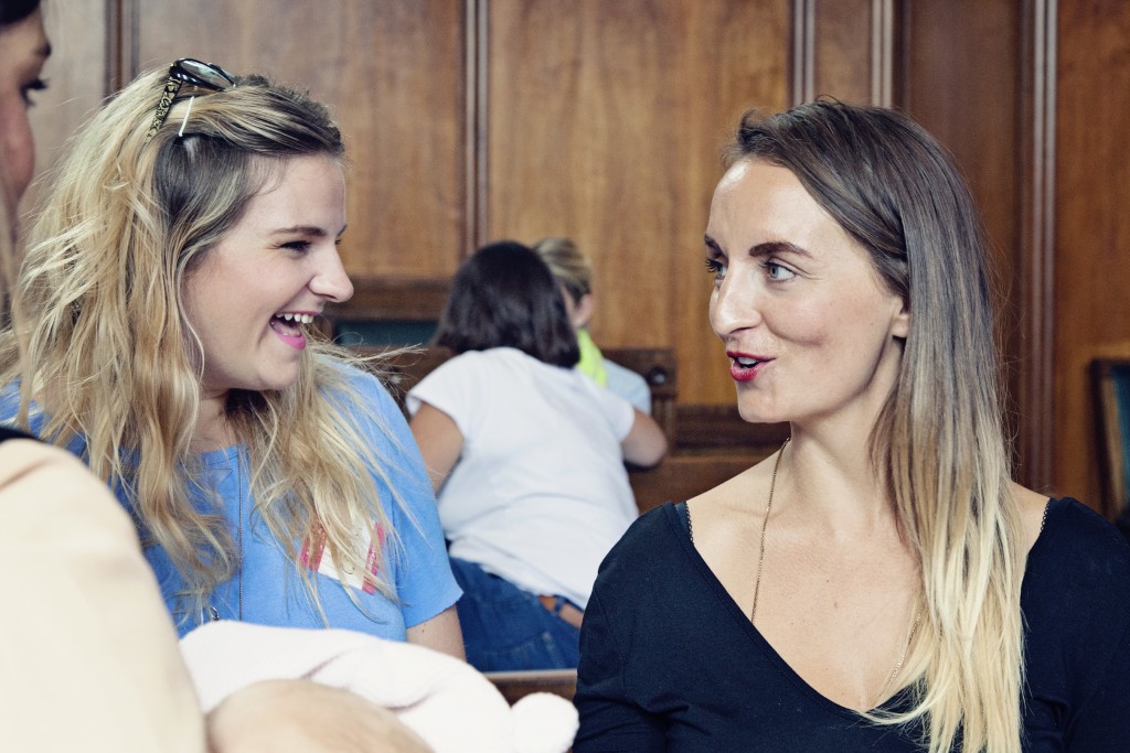 Mothers Meeting Business Club, featuring Yvonne Fuchs (Branding Workshop), Juliet Sear, Pearl Lowe, Anna and Lydia (TIBA+MARL) and Jenny Scott.