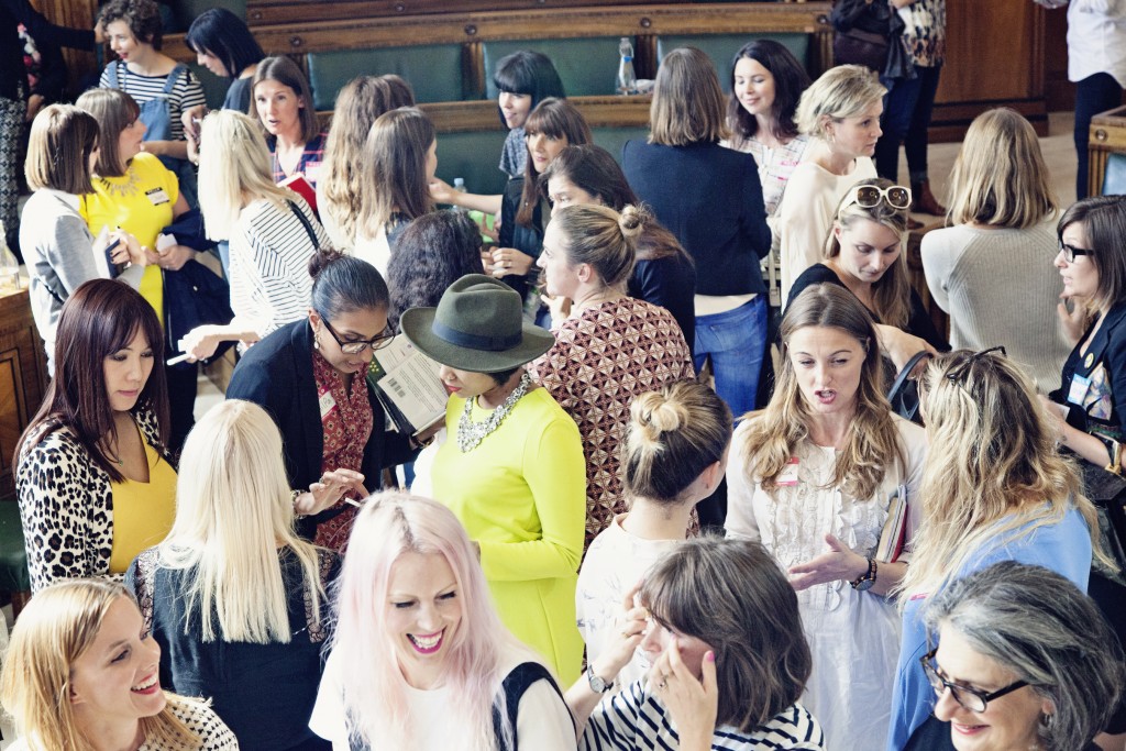 Mothers Meeting Business Club, featuring Yvonne Fuchs (Branding Workshop), Juliet Sear, Pearl Lowe, Anna and Lydia (TIBA+MARL) and Jenny Scott.
