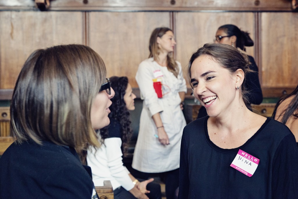 Mothers Meeting Business Club, featuring Yvonne Fuchs (Branding Workshop), Juliet Sear, Pearl Lowe, Anna and Lydia (TIBA+MARL) and Jenny Scott.
